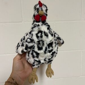 Manhattan Toy Co. Chicken Spotted Henley Stuffed Animal Plush